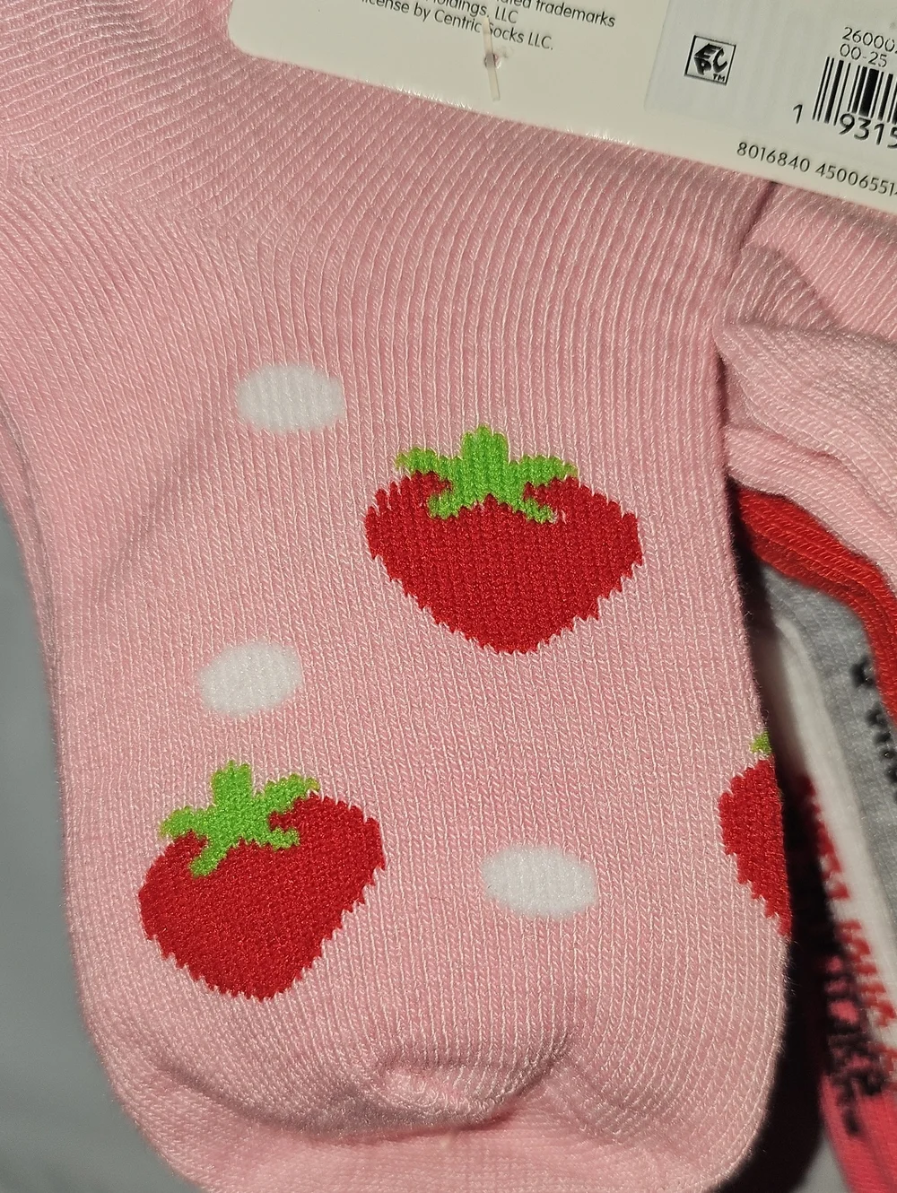 Strawberry Shortcake Character Toddler Ankle Socks, 10-pack, Size 4T-5T New